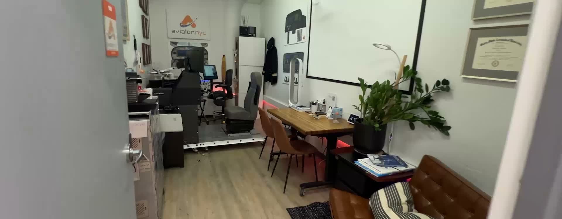 Aviator.NYC flight simulator facility in Lower Manhattan